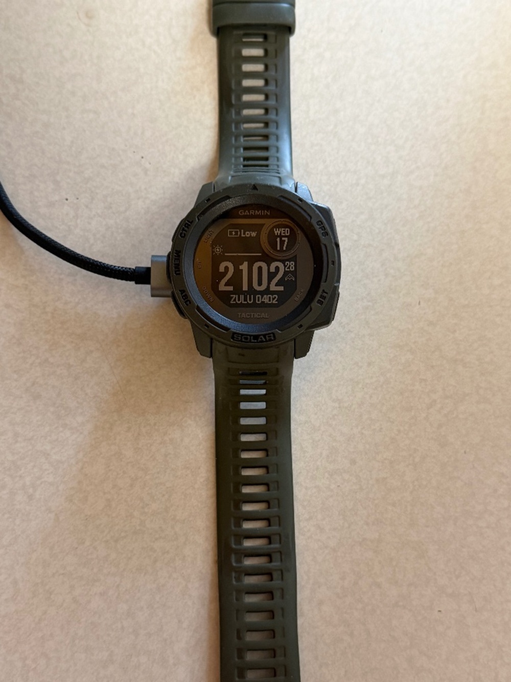 Garmin instinct solar tactical model